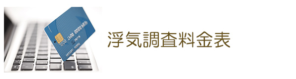 　　桑名市探偵　浮気調査料金表